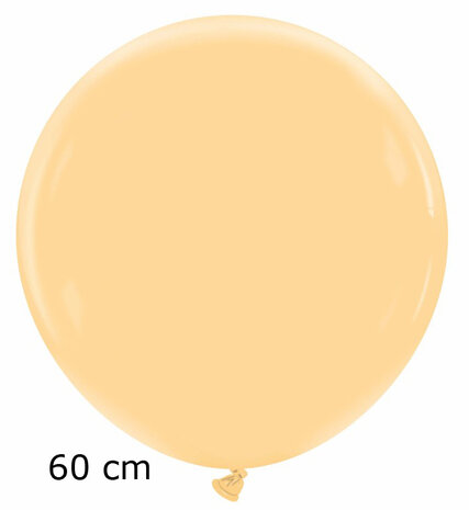 Apricot ballonnen, 60 cm / 24 inch