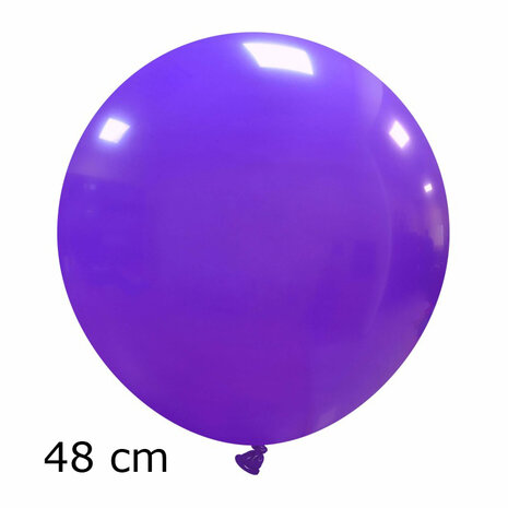 Grote paarse ballonnen, 48 cm / 19 inch