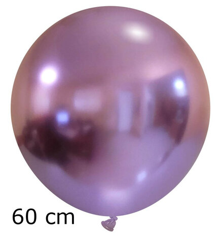 Paars titanium ballonnen, 60 cm / 24 inch