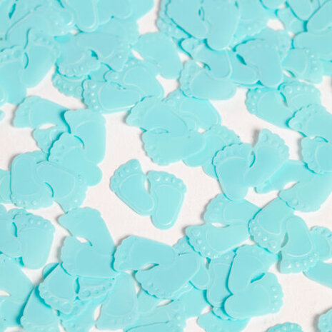 babyvoetjes blauw sierconfetti