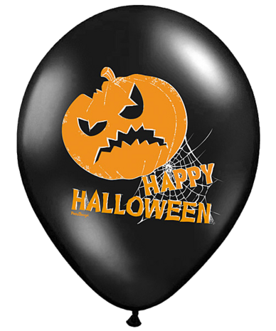 Halloween ballonnen bats &amp; pumpkins mix