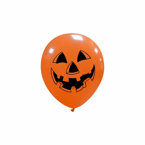 Pumpkin halloween kleine ballonnen, 13 cm