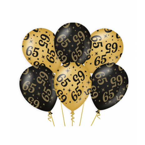 65 classy party ballonnen, 6 st
