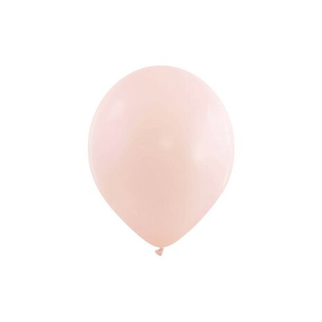 matte pastel ballonnen pink / roze, 15 cm