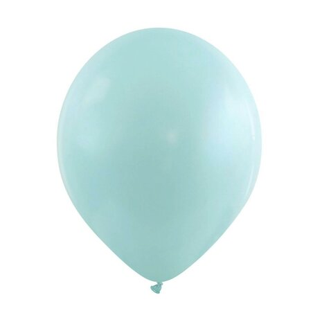 matte pastel ballonnen azure / lichtblauw, 30 cm