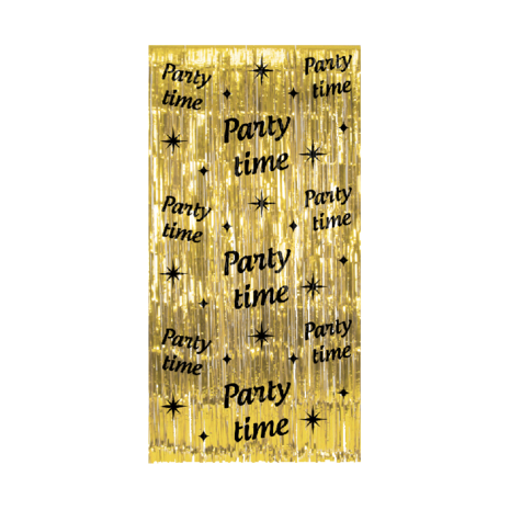 Party time classy Deurgordijn, 200x100 cm