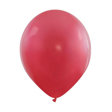 Rood metallic ballonnen, 12 inch