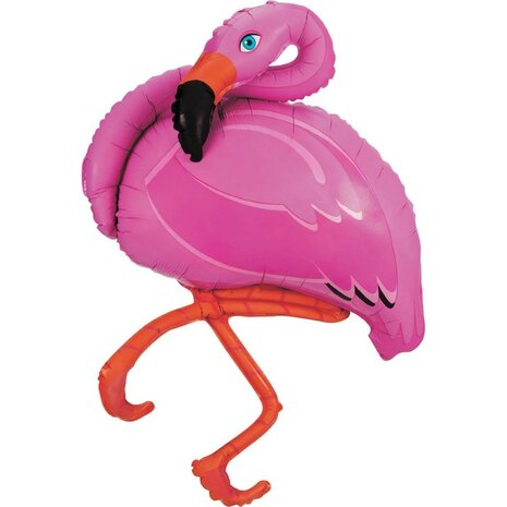 Flamingo folieballon XL, 122 cm