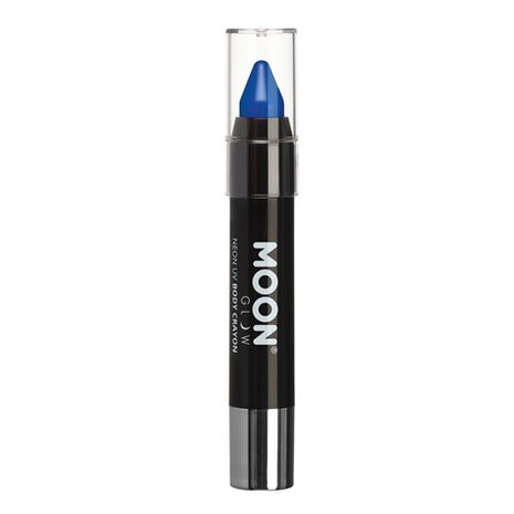 Body crayon neon intense blue blauw