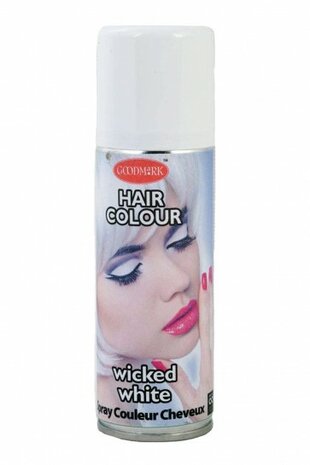 Haarspray wit, 125 ml