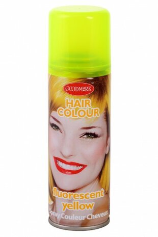 Haarspray fluor geel, 125 ml