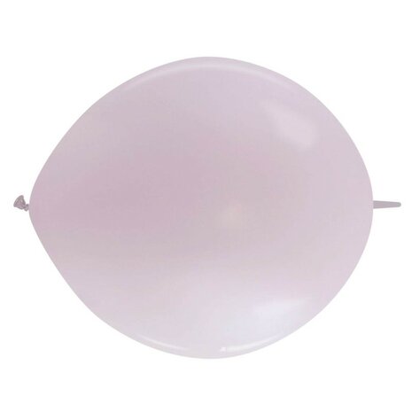 Lila/orchid knoopballon / link ballon, 30 cm