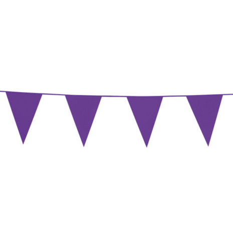 Paars purple vlaggenlijn, 10 m