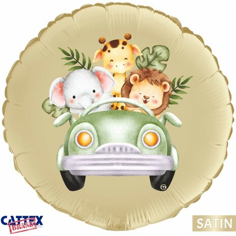 Baby Safari folieballon, 45 cm