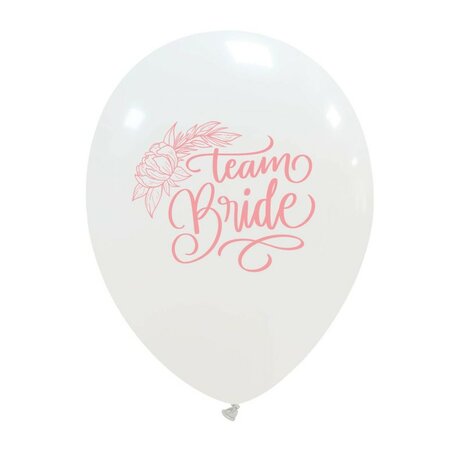 Team Bride ballonnen, 6 st