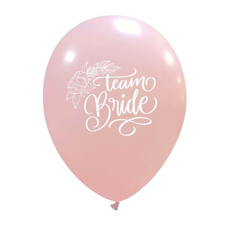 Team Bride ballonnen, 6 st