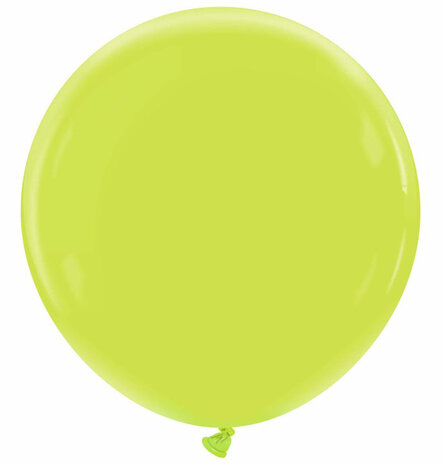 Apple green grote ballon, 60 cm, 24 inch