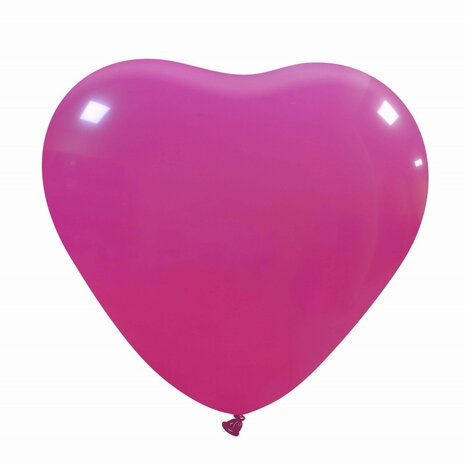 Pink hartballonnen 40 cm/17 inch