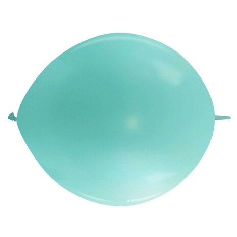 Aquamarine Knoopballonnen, 30cm