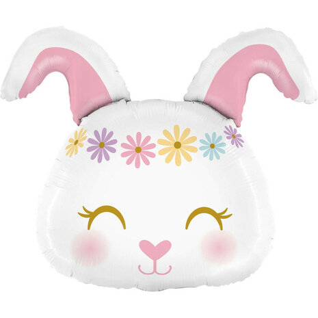 Cute Bunny folieballon, 25 inch