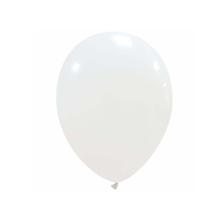 Witte ballonnen, 7 inch / 18 cm