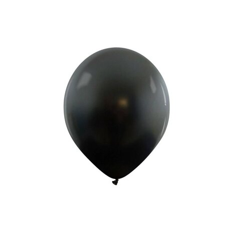 Zwart metallic ballonnen 5 inch