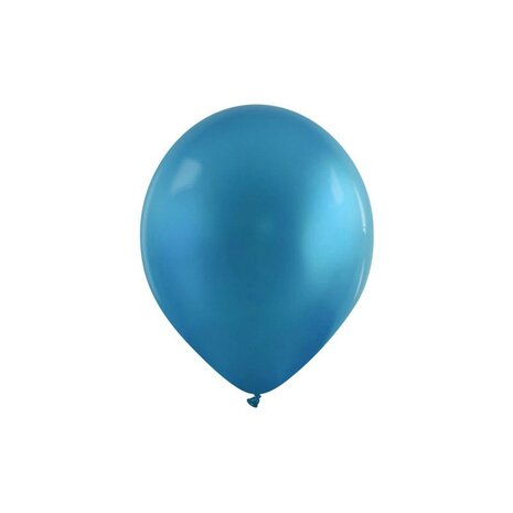 Blauw metallic ballonnen 5 inch