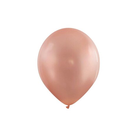 Rose gold metallic ballonnen 13 cm