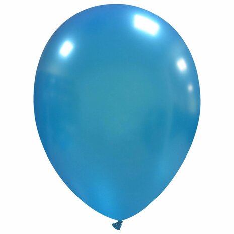 Blauw metallic ballonnen