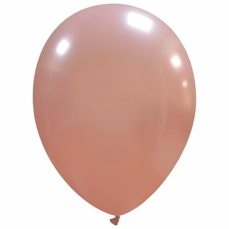 Rose gold metallic ballonnen