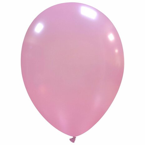 Roze metallic ballonnen