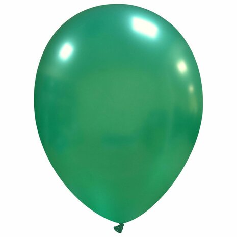 donkergroen metallic ballonnen