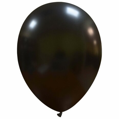 Zwart metallic ballonnen