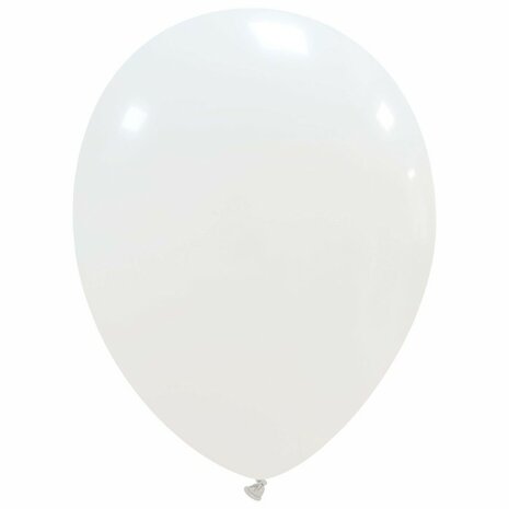 Witte ballonnen, 30 cm
