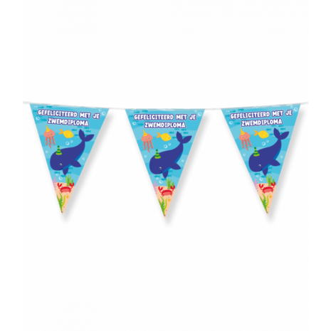 Zwemdiploma vlaggenlijn, 10 m