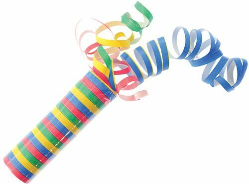 multicolor serpentine, rolletjes 4 m