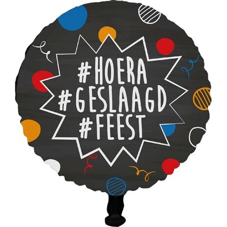 Geslaagd folieballon, 45 cm