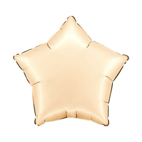 Nude folieballon stervorm, 18 inch