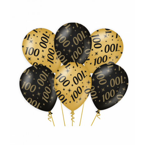 100 classy party ballonnen, 6 st