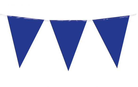 donkerblauw vlaggenlijn, 10m