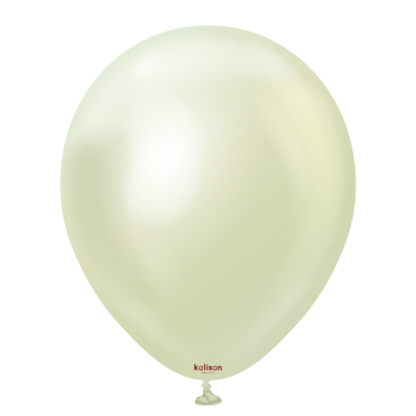 Green gold mirror chrome ballonnen, 30 cm