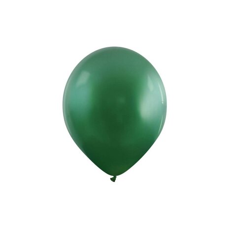 Forest green fashion metallic ballonnen, 6 inch