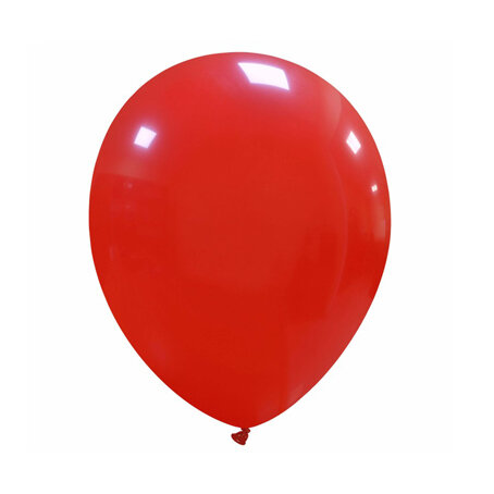 Rood  ballonnen, 10 inch / 25 cm
