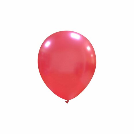 rood metallic ballonnen