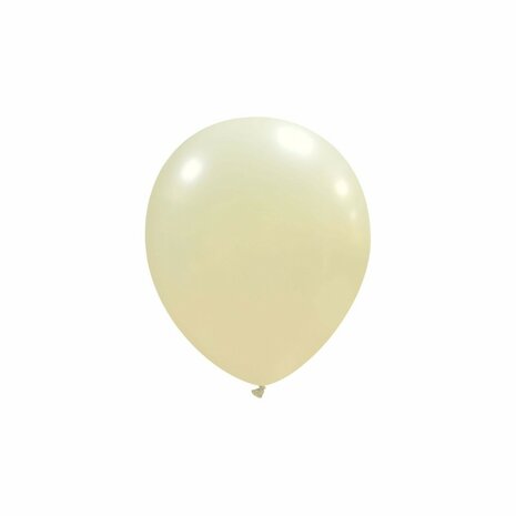 Ivoor metallic ballonnen 5 inch