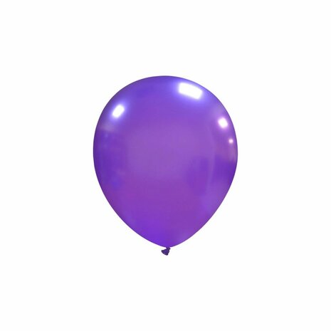 Paars metallic ballonnen 5 inch