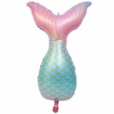 Mermaid tail folieballon, 33 inch