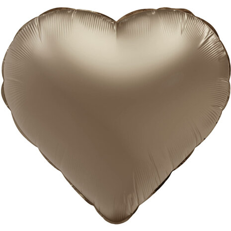 Starlight gold folieballon hartvorm, 18 inch