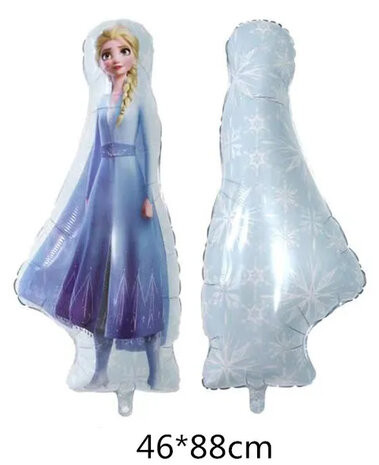 Elsa Frozen shape folieballon, 88 cm