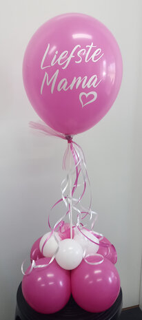 Tafeldecoratie op stokje hart